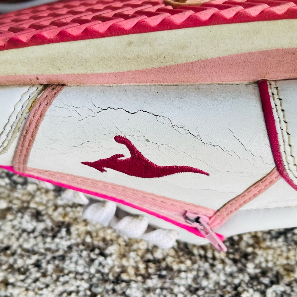 kangaROOS VINTAGE White and Pink RAVE CLUB - Picture 6 of 11